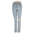 Rag & Bone/JEAN Jeans - Mid/Reg Rise: Blue Bottoms - Women's Size 25