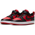 Sneaker NIKE SPORTSWEAR "Court Borough Low Recraft (PS)" Gr. 28,5, schwarz (schwarz, rot) Schuhe Sneaker