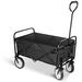 AQQRRA 220lb Capacity Collapsible Steel Frame Outdoor Utility Wagon Cart | 24 H x 34 W x 21 D in | Wayfair AQCARTGARDEN22B