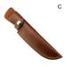 Small Straight Knife Scabbard Holster Outdoor Hunt Cowhide Carry Sheath Scabbard Sheath Multi Knife Holster Leather Y4O9