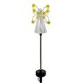 AmShibel Solar Angel Garden Stake Lights Angel lamp Solar Lawn Light Angel Solar Lawn Light Mothers Day Garden Gifts Garden Angel Grave Markers for Cemetery Garden Decoration