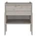 FM FURNITURE LLC Hyacinth Nightstand Light Gray