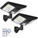 Solar Outdoor Lights 160 LED Solar Motion Sensor Outdoor Lights with Remote Control 360 Adjustable Lamp Heads IP65 Waterproof Solar Flood Light Wall Light for Garden Patio Yard (2Pack)