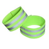 OUNONA Reflective Band Elastic Strap Running Gear Safety Sports Armband High Visibility Bands Wristbands Night Tags Walking