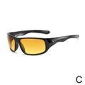 Anti Glare Yellow Tinted Night Vision Driving Glasses Goggles B6K7