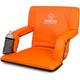 Stadium Boss Stadium Seat Reclining Bleacher Chair Folding - Orange