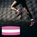 ZHIYU Reflective Bands For Wrist Arm Ankle Leg High Visibility Reflective Bands Safetys Reflector Tape Straps High Visibility Reflective Gear For Night Running Cycling Walking 2PCS 2023 Color Pink