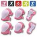 Kids/Youth/Adult Knee Pads Elbow Pads with Wrist Guards Protective Gear Set 6 Pack for Rollerblading Skateboard Cycling Skating Bike Scooter Riding Sports