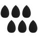 Mini Makeup Sponge Blender 6 pcs Beauty Sponge Blender Soft Pressed Puff Face Body Wet Dry Makeup Tool for Cosmetic Foundation Powder Concealer Under Eyes Highlight (Black)