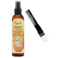 AGADIR Argan Oil SPRITZ Styling Finshing Spray Hairspray Extra Firm Hold Hair Spray (w/SIeekshop Premium Carbon Teasing Comb) (Spritz Styling Finishing Spray (8 oz))