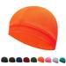 Quick Dry Cycling Caps Sports Running Motorcycle Helmet Inner Liner Beanie Caps Moisture Wicking Cooling Outdoor Sport Hat Orange