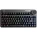 Azio FOQO (Space Gray) - Programmable Bluetooth Wireless/USB Wired Backlit Mechanical Keyboard with Brown Switches for Mac & Windows PC (US Layout) (FK201)
