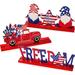 The Holiday Aisle® 3 Pieces Patriotic Table Decoration Signs Memorial Day Table Decor en Table Centerpieces Sign Independence Day Table Topper For 4Th Of July Party | Wayfair