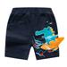 Toddler Boys Summer Shorts Kids Baby Girls Jogger Shorts Cotton Casual Cartoon Embroider Short Active Sweatpants With Pockets