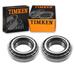 2 pc Timken Front Inner Wheel Bearing and Race Sets compatible with Chevrolet Camaro 1967-1992