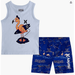 Hurley Boys Swim Suit 2-Piece Outfit Set Blue Tank and Shorts 12M