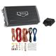 Boss Audio Armor AR16002 1600 Watt 2-Channel Car Audio Amplifier&Remote&Amp Kit