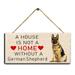 DraggmePartty A House Is Not A Home Without A Chihuahua Home Dog Wood Sign Pet Lover Hanging Plaques Decoration Wall Hanging