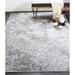 HomeRoots 511530 4 x 6 ft. Silver Gray & White Abstract Rectangle Area Rug