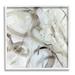 Stupell Industries Contemporary Beige Abstract Composition Painting White Framed Art Print Wall Art Design by Susan Jill