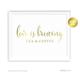 Tea & Coffee Love Is Brewing Metallic Gold Wedding Party Signs