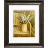 Timeless Frames 55315 11 x 14 in. Larkspur Bouquet On Bench Photo Frame
