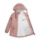 iOPQO womens sweaters Women s Warm Coat Jacket Outwear Fur Lined Trench Winter Hooded Thick Overcoat Women s Fleece Jackets Pink XL