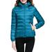 Dtydtpe 2024 Clearance Sales Women s Packable Down Jacket Lightweight Puffer Jacket Hooded Winter Coat Blue L