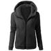 Dtydtpe Clearance Sales Shacket Jacket Women Lightweight Hooded Sweatershirt Coat Winter Warm - Wool Zipper Coat Cotton Coat Outwear Womens Long Sleeve Tops Winter Coats for Women