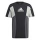 Adidas Herren T-Shirt (Short Sleeve) M ESS Cb T, Black/Dark Grey Heather, IC3681, S