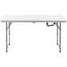 Famis Corp 48" Rectangular Adjustable Banquet Table Plastic/Resin in White | 29 H x 48 W x 24 D in | Wayfair AM5242-2