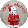 Spoontiques Snoopy Christmas Stepping Stone Resin/Plastic in Gray | 1 H x 10 W x 10 D in | Wayfair 13442