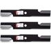 3PK USA Mower High Lift Blades for Exmark 60â€� Lazer Z S-Series LZS740PKC60400