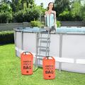 VerPetridure Waterproof Sandbags Universal Pool Ladder Weights for Pool Ladder Above Ground & In-Ground 250D Waterproof Tear Resistance Dry Sandbags Pool Accessories