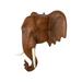 Elephant Head Wall Decoration Sculpture Multifunction Durable Decor Elephant Head Decoration Statues Hanging for Porch Indoor Office Holiday 30.5cmx30.5cm