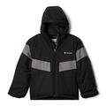 Columbia Youth Boys Lightning Lift II Jacket, Black, City Grey, M