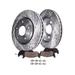 2008-2009 Ford Taurus X Front Brake Pad and Rotor Kit - Detroit Axle