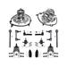 2004-2006 Chevrolet Colorado Front Wheel Hub Ball Joint Sway Bar Link Kit - Detroit Axle