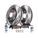 2010-2012 Ford Taurus Front Brake Pad and Rotor Kit - Detroit Axle