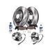 2009-2011 Volkswagen Routan Front Brake Pad and Rotor and Wheel Hub Kit - Detroit Axle