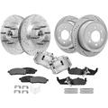 2006-2008 Lincoln Mark LT Front and Rear Brake Pad Rotor and Caliper Set - Detroit Axle