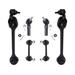 1991-2002 Saturn SL2 Front and Rear Control Arm Sway Bar Link Tie Rod Kit - Detroit Axle