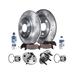 2006-2010 Mercury Mountaineer Rear Brake Pad and Rotor and Wheel Hub Kit - Detroit Axle