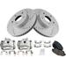 2005-2015 Toyota Tacoma Front Brake Pad Rotor and Caliper Set - TRQ BKA19284