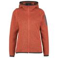 Bergans - Women's Kamphaug Knitted Hoodie - Fleecejacke Gr S rot