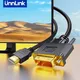 Unnexhaus- Câble HDMI vers DVI 4K mâle vers mâle convertisseur bidirectionnel DVI 24 + 1