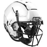 Schutt F7 VTD Adult Football Helmet with Carbon Steel Mask (White XL Black ROPO-NB)