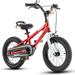 Royalbaby Freestyle 7 Kids Bike Toddlers 14 Inch Wheel Dual Handbrakes Bicycle Beginners Boys Girls Ages 3-5 Years Kickstand and Water Bottle Included Red
