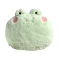 Stuffed Animal Frog Plush Toy Squishy Frog Plush Pillow Soft Stretchy Plush Toy Adorable Stuffed Crown Frog Decoration Cuddly Gift for Kids Green Style cyc Style cyc