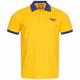 LEANDRO LIDO "Pallacanestro" Herren Polo-Shirt gelb-violett